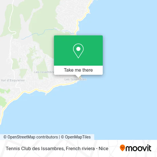 Tennis Club des Issambres map