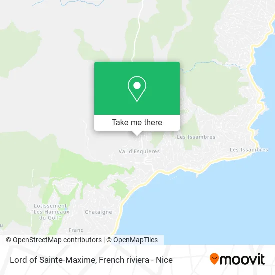 Lord of Sainte-Maxime map
