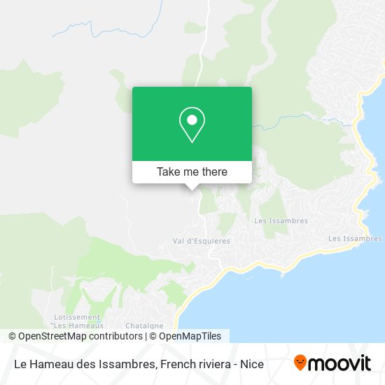 Le Hameau des Issambres map