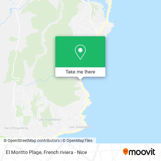 El Moritto Plage map
