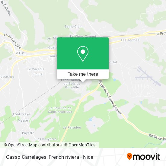 Casso Carrelages map