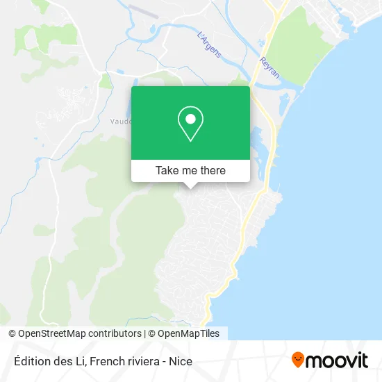 Mapa Édition des Li