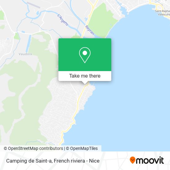 Mapa Camping de Saint-a