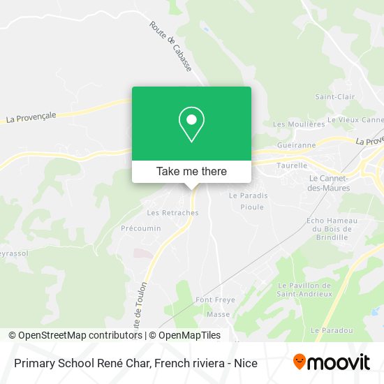 Primary School René Char map