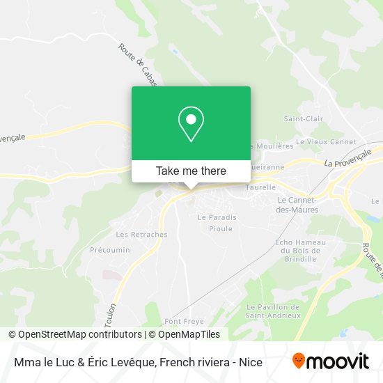 Mma le Luc & Éric Levêque map