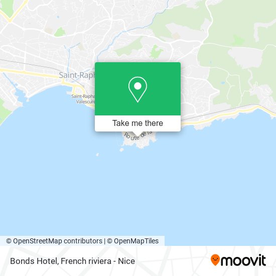 Bonds Hotel map