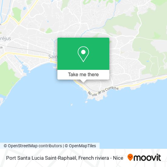 Port Santa Lucia Saint-Raphaël map