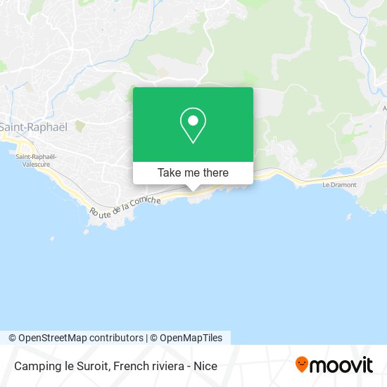 Camping le Suroit map