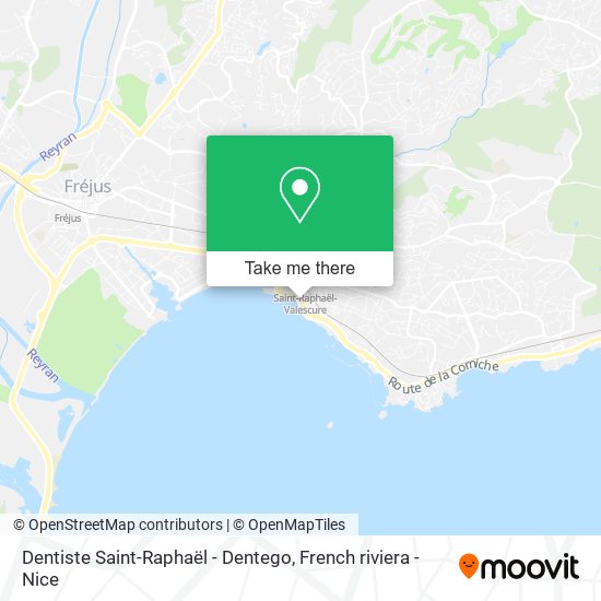 Dentiste Saint-Raphaël - Dentego map