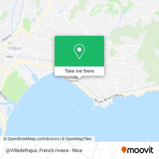 @Villedefrejus map