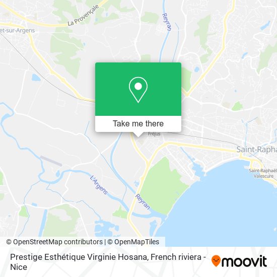 Prestige Esthétique Virginie Hosana map