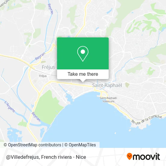 @Villedefrejus map