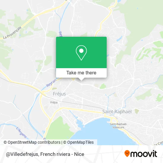 @Villedefrejus map