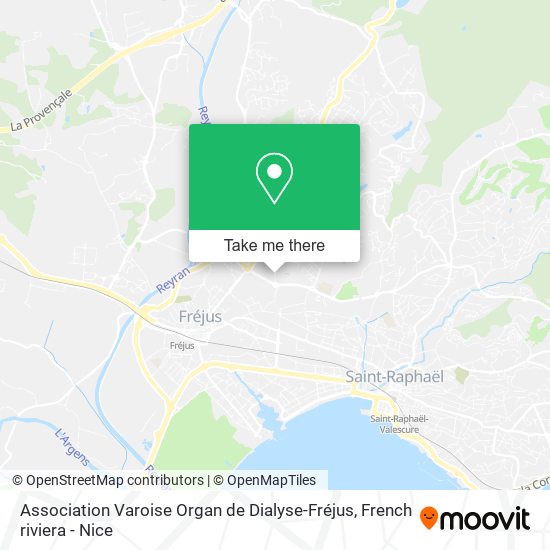 Association Varoise Organ de Dialyse-Fréjus map