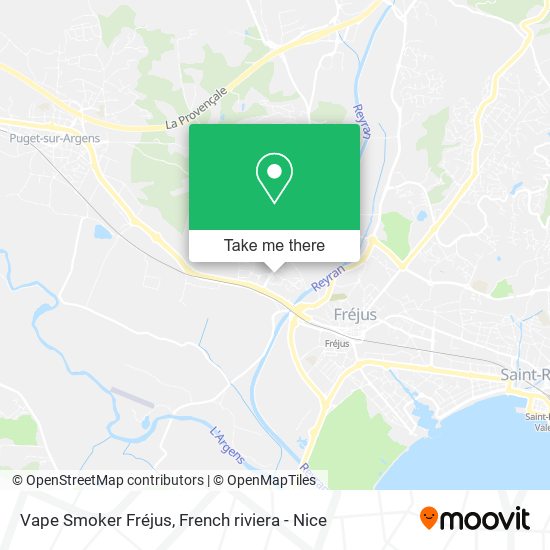 Vape Smoker Fréjus map