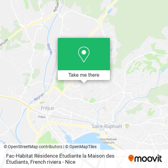 Mapa Fac-Habitat Résidence Étudiante la Maison des Étudiants