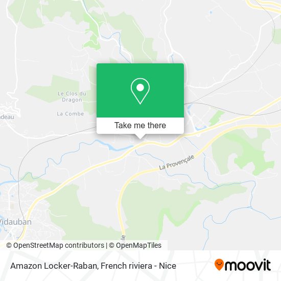 Amazon Locker-Raban map