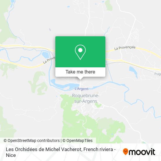 Les Orchidées de Michel Vacherot map