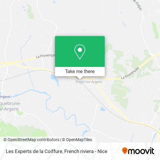 Les Experts de la Coiffure map