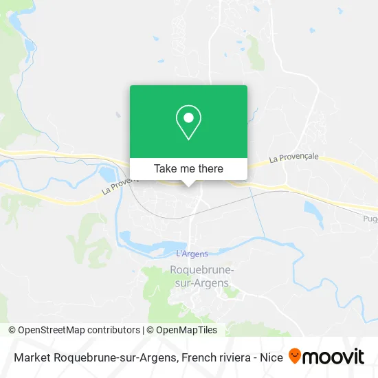 Market Roquebrune-sur-Argens map