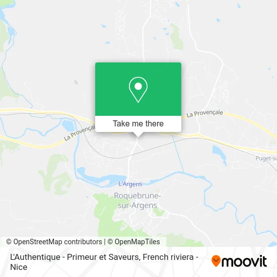 L'Authentique - Primeur et Saveurs map