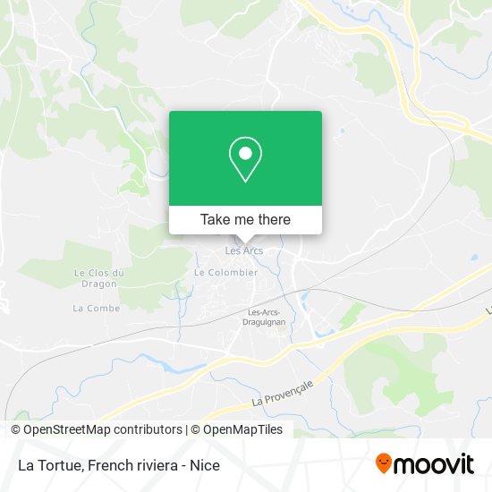 La Tortue map