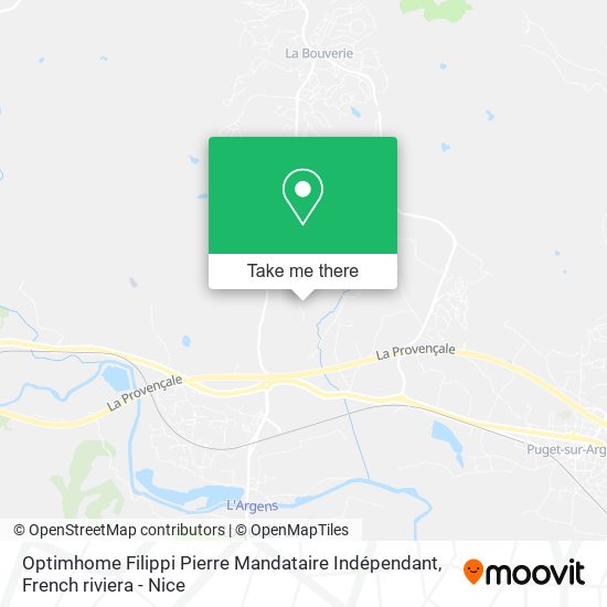 Optimhome Filippi Pierre Mandataire Indépendant map