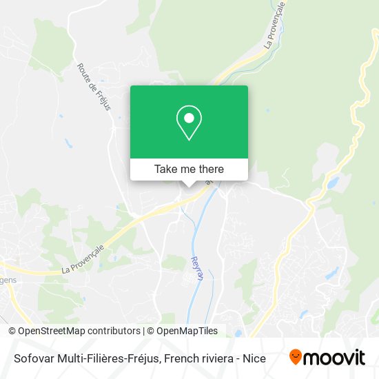 Sofovar Multi-Filières-Fréjus map
