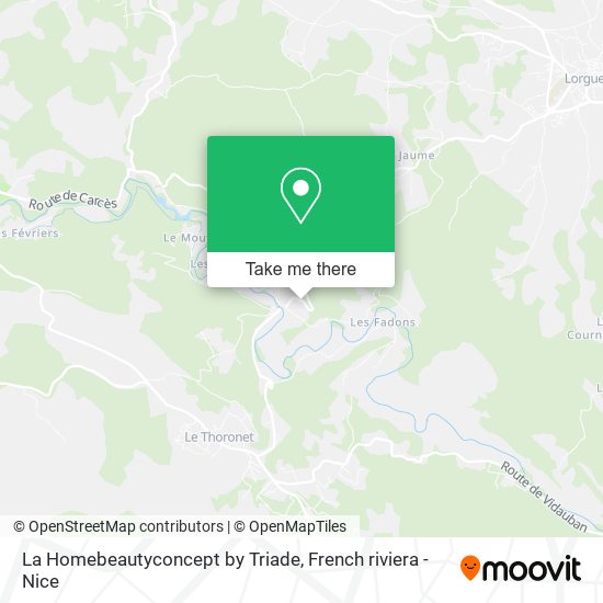 La Homebeautyconcept by Triade map