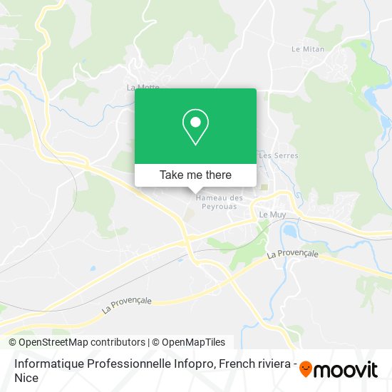 Informatique Professionnelle Infopro map