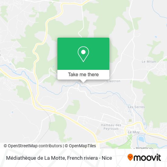Médiathèque de La Motte map