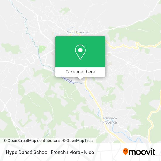 Mapa Hype Dansé School