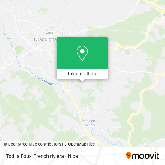 Tcd la Foux map
