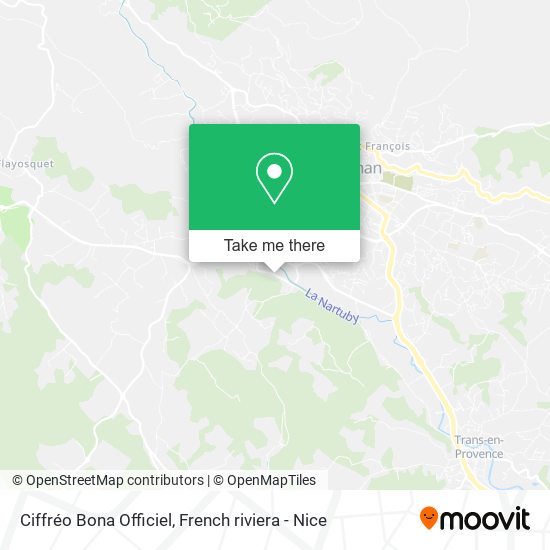 Ciffréo Bona Officiel map