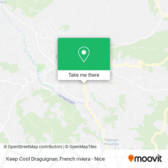 Keep Cool Draguignan map