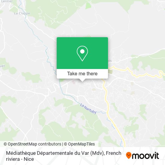 Médiathèque Départementale du Var (Mdv) map
