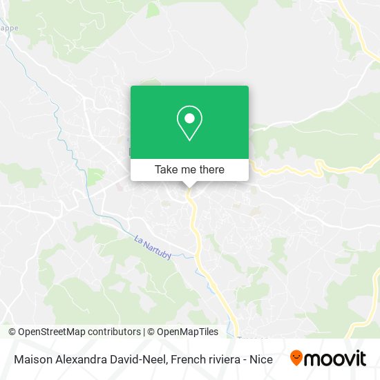 Maison Alexandra David-Neel map