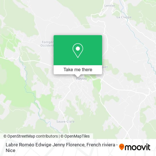 Labre Roméo Edwige Jenny Florence map
