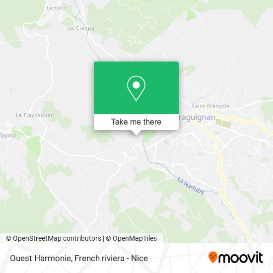 Mapa Ouest Harmonie