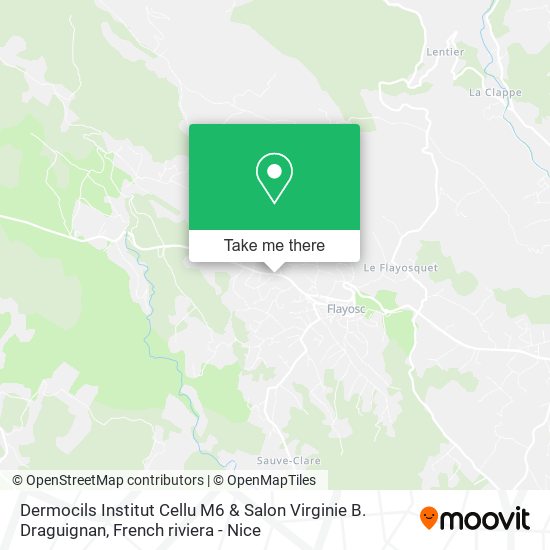 Dermocils Institut Cellu M6 & Salon Virginie B. Draguignan map