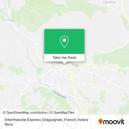 Intermarche Express Draguignan map