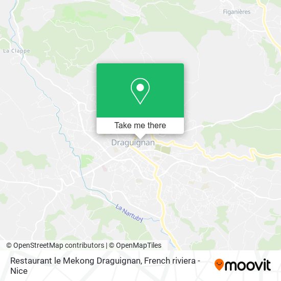 Restaurant le Mekong Draguignan map