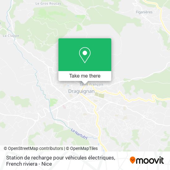 Station de recharge pour véhicules électriques map