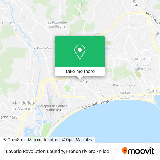 Laverie Révolution Laundry map