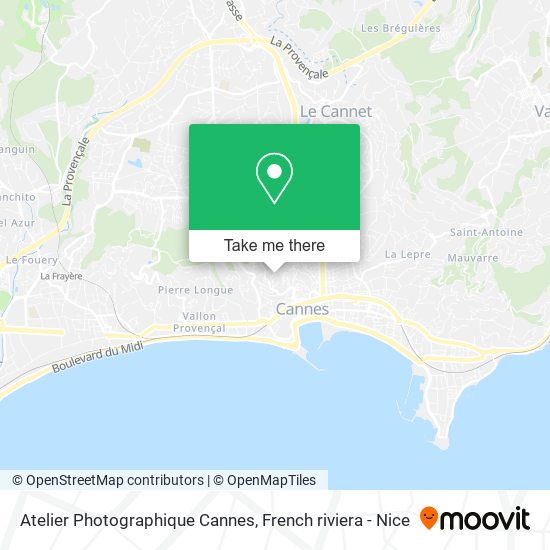 Atelier Photographique Cannes map