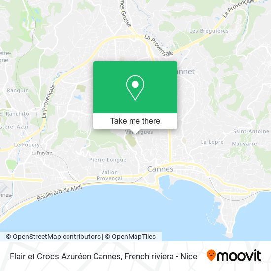 Mapa Flair et Crocs Azuréen Cannes