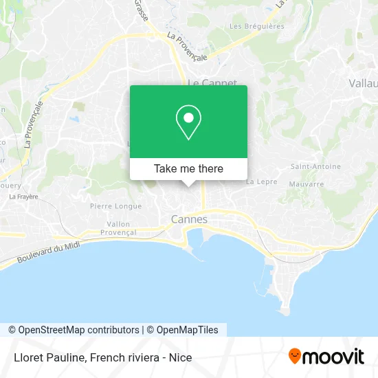 Lloret Pauline map