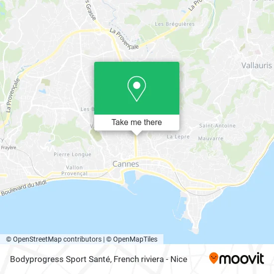 Bodyprogress Sport Santé map