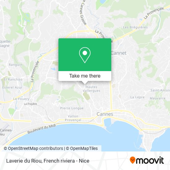 Laverie du Riou map
