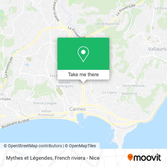 Mythes et Légendes map